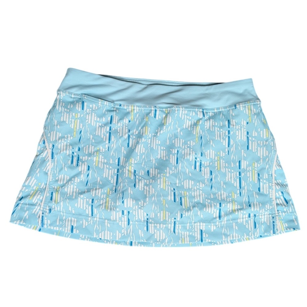 C9 by Champion Womens Blue Geometric Print Athletic Tennis Golf Skort Pocket